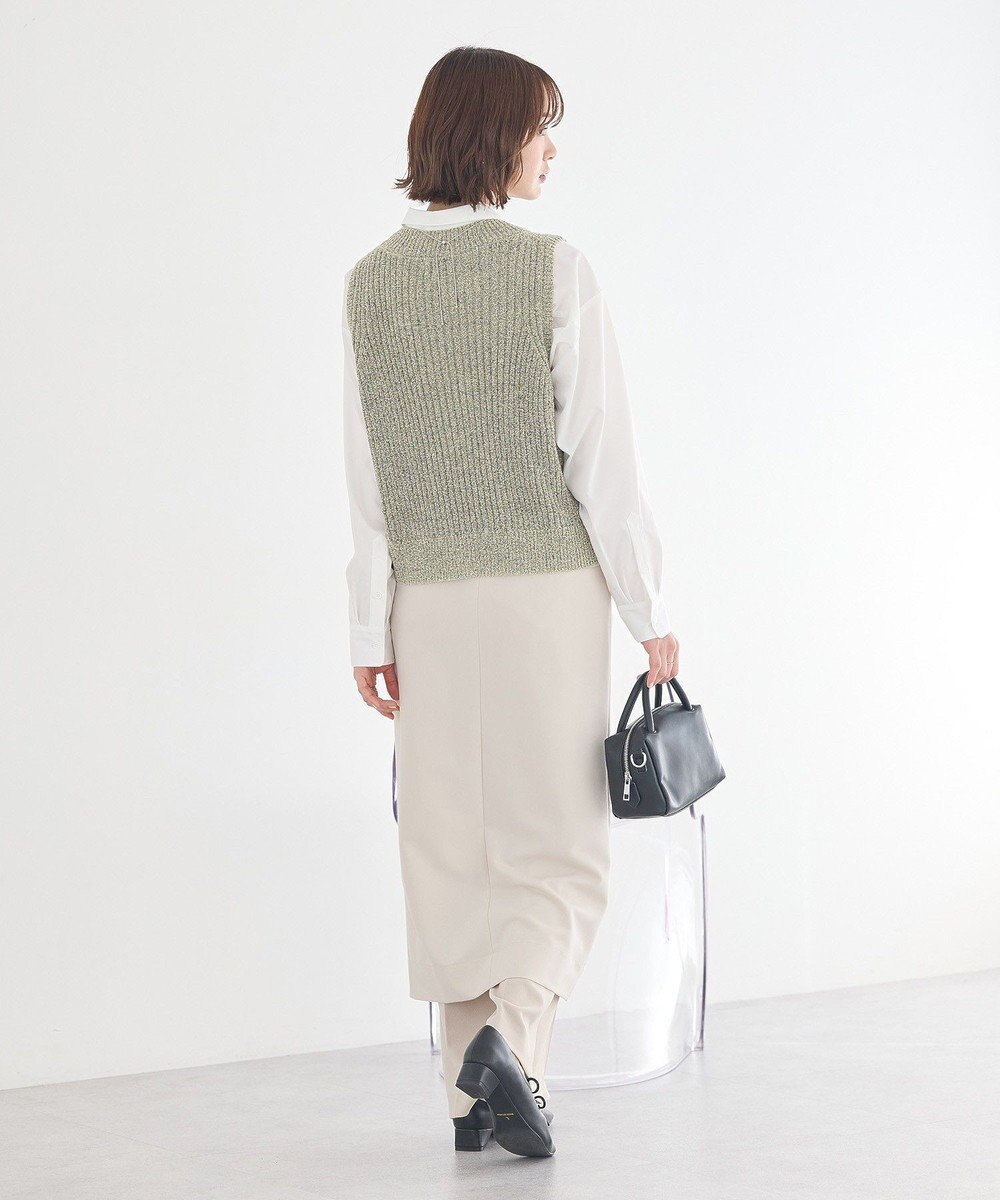 earth music&ecology ジップスリットＩラインスカート 