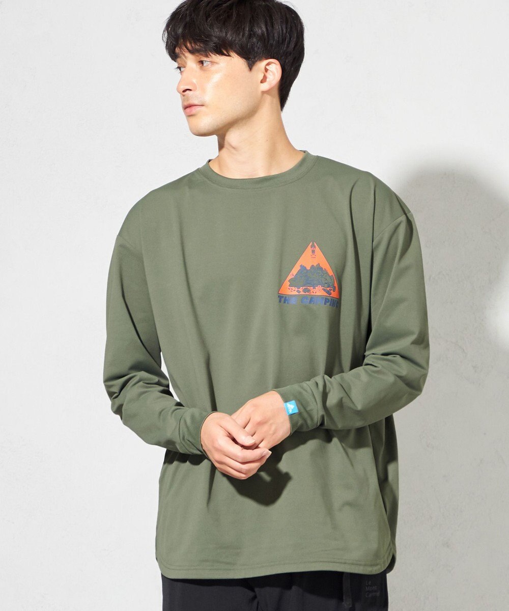 SHARE PARK MENS 【UNISEX】UVカット アートコラボロングTシャツ〈CAMP〉（L・XLサイズ） 