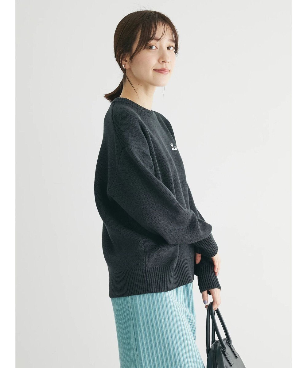 Green Parks 刺繍ロゴニットプルオーバー 