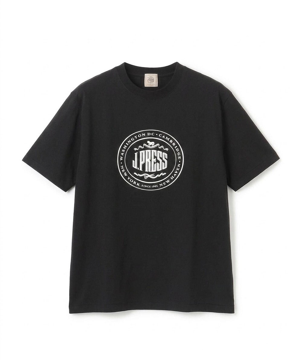 J.PRESS MEN 【WEB限定】オーバルロゴ Tシャツ 