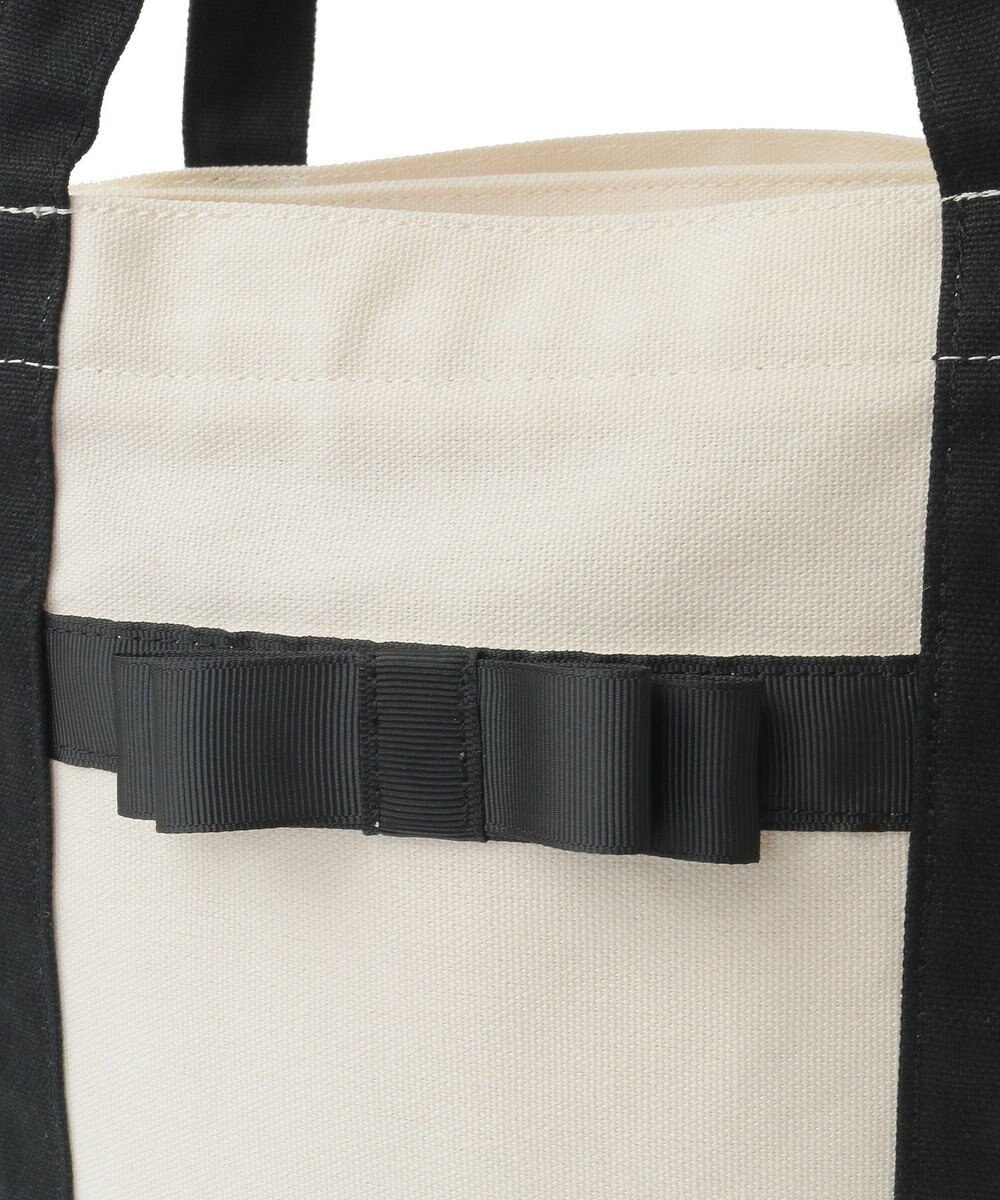 Maison de FLEUR マルチポケット帆布トートSバッグ 