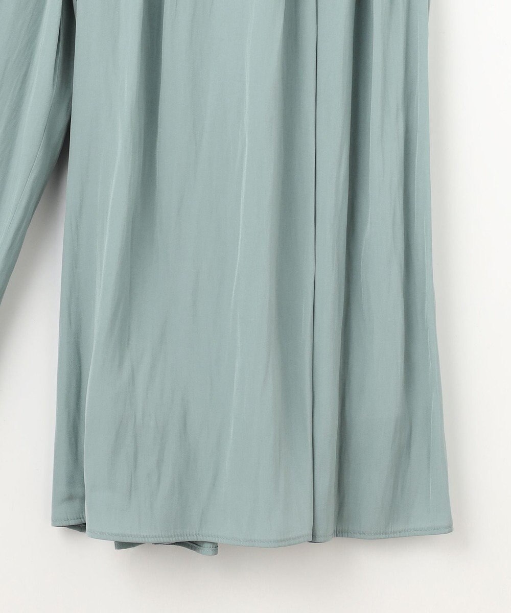 組曲 L 【春夏のNEWカラー登場】ギャザーライトデシン パンツ 