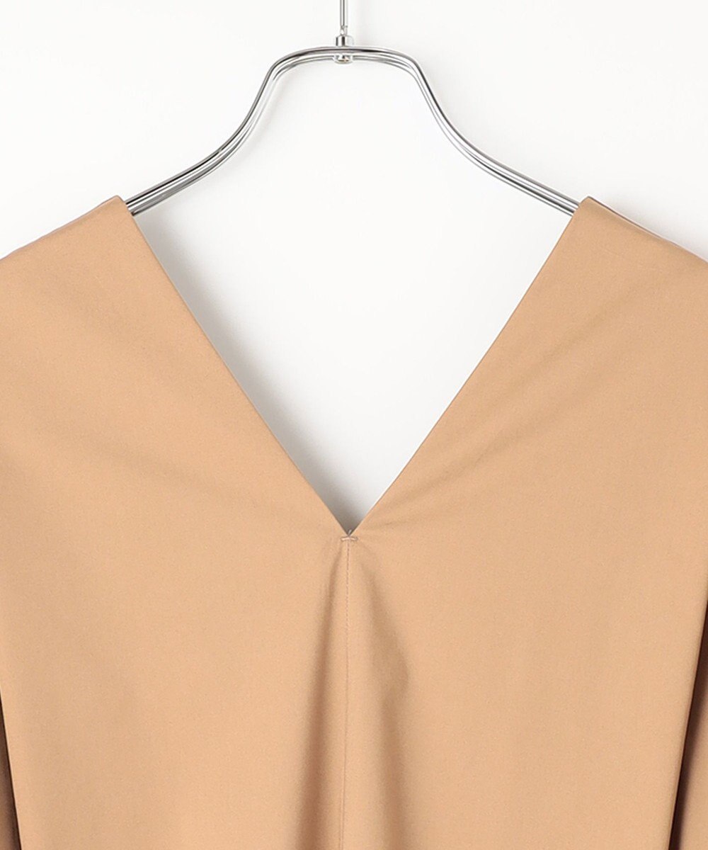 #Newans 【ANSWER for モダンベーシック】ダブルVネックロングワンピース 