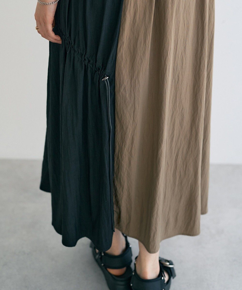 YECCA VECCA ドロストデザインロングスカート 