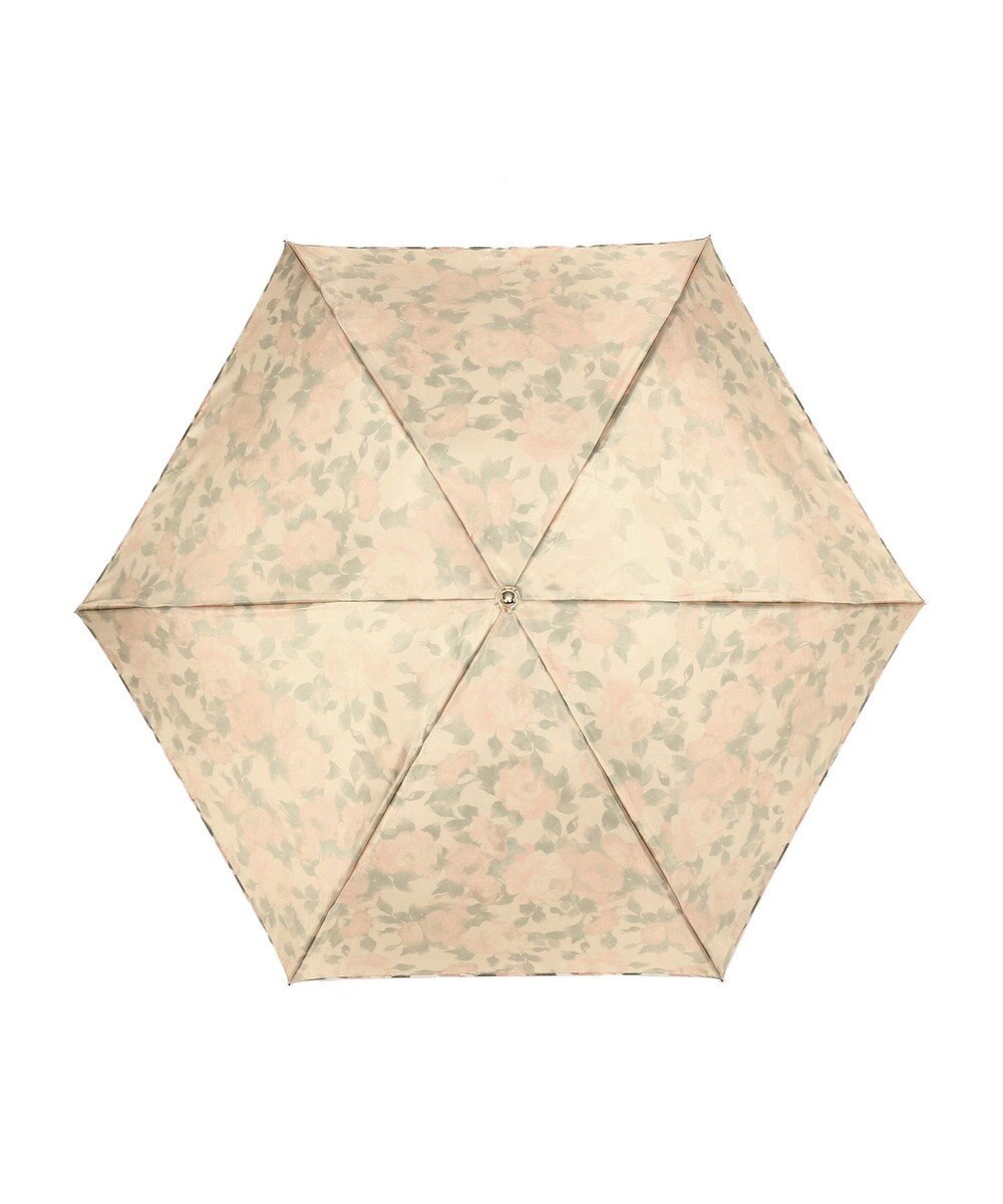 MOONBAT ミラショーン (mila schon) 折りたたみ傘 内側花プリント 