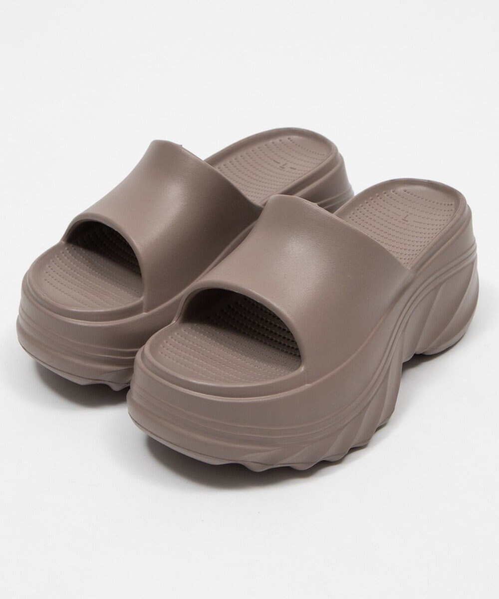 WEGO 厚底デザインラバーサンダル 