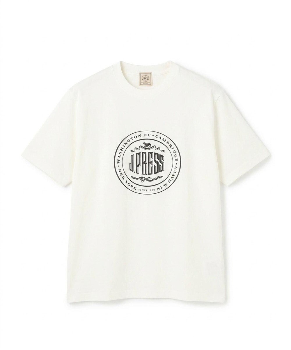 J.PRESS MEN 【WEB限定】オーバルロゴ Tシャツ 