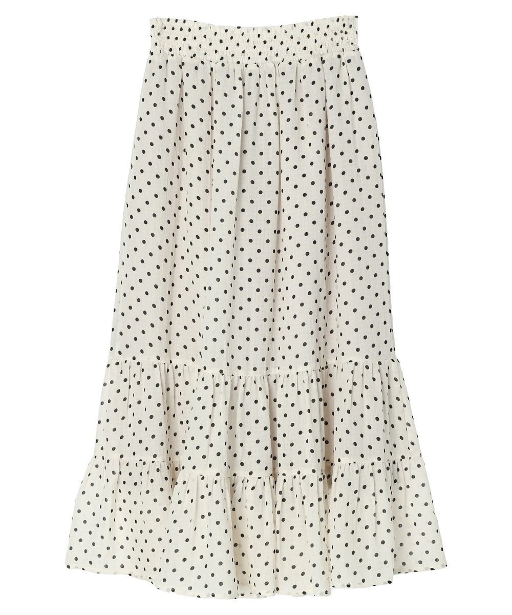 earth music&ecology ちょっとレトロなティアードスカート 