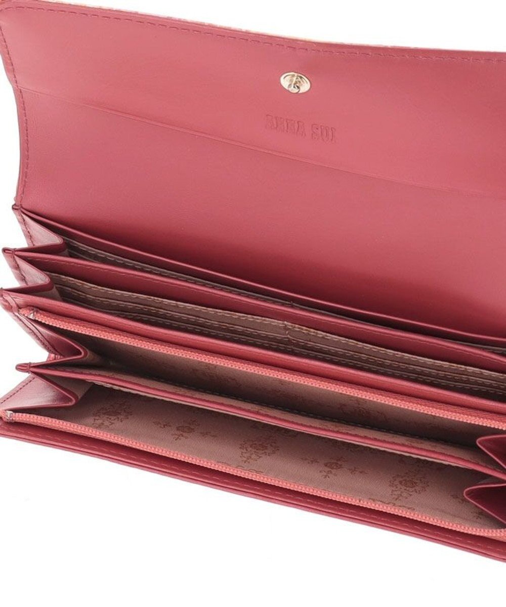 ANNA SUI ローズハート フラップ長財布 