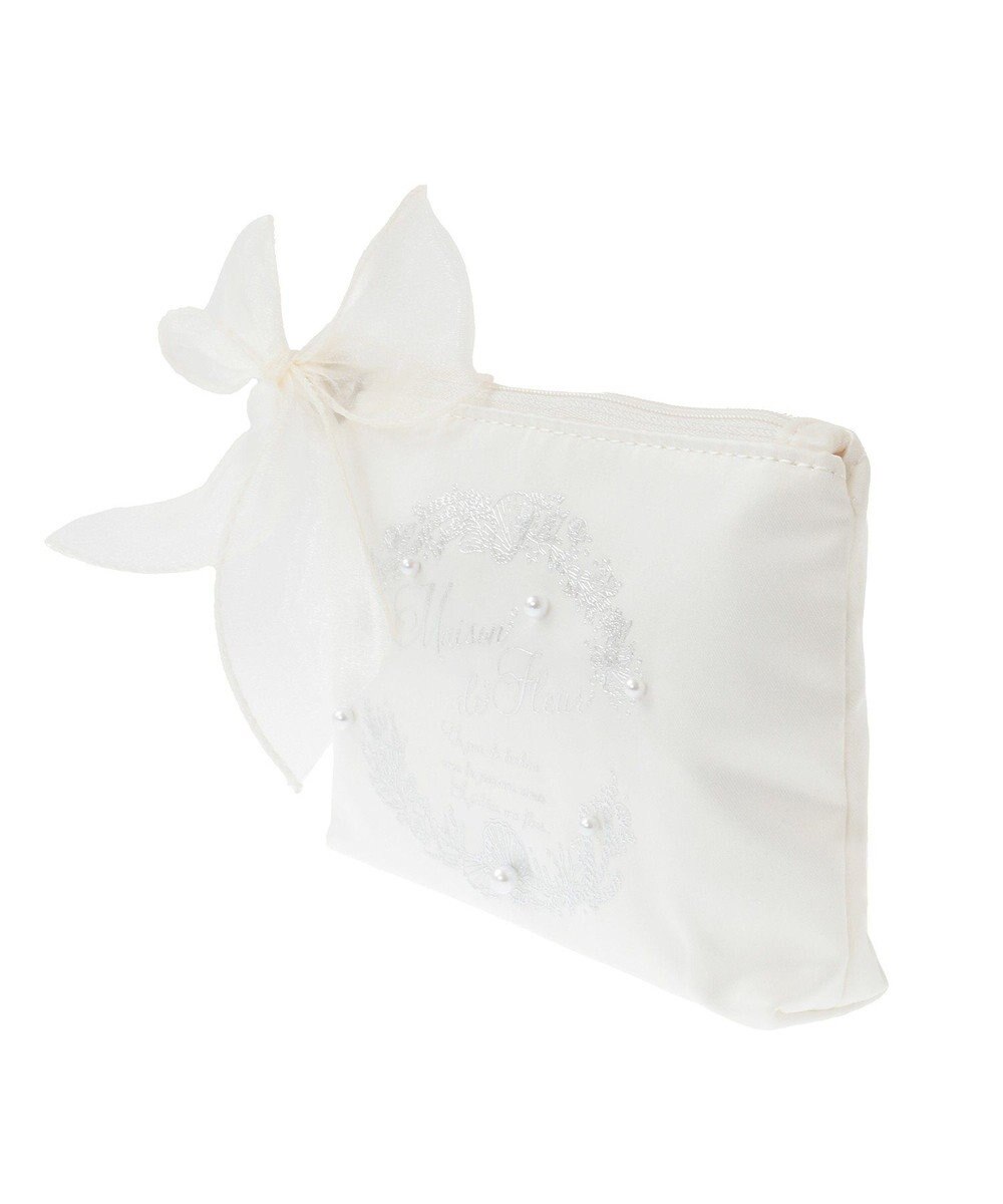 Maison de FLEUR シーシェルプリントポーチ 