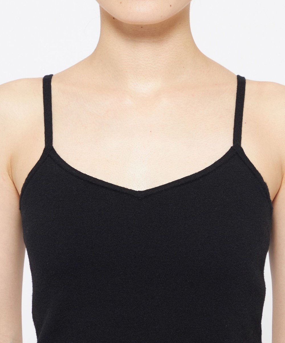 uncrave 【手洗い可】シルキーニット カップ付き キャミソール（uncrave WHITE） 