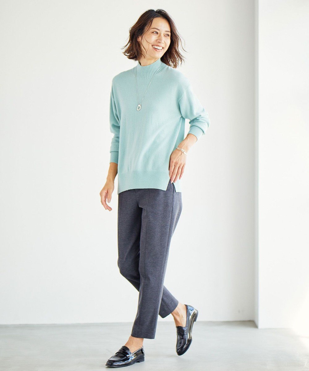 J.PRESS LADIES 【洗える・WEB限定カラーあり】CASHMERE BLEND ハイネック ニット 