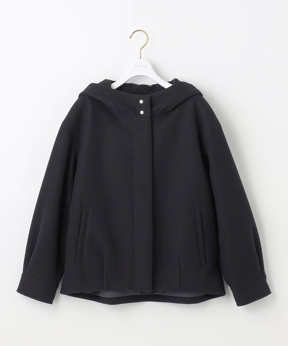 ANY SIS ウールライクショート アウター 