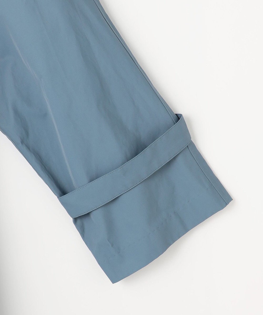 自由区 【春の必需品・オンオフ使える】コットンナイロンバルカラー コート 