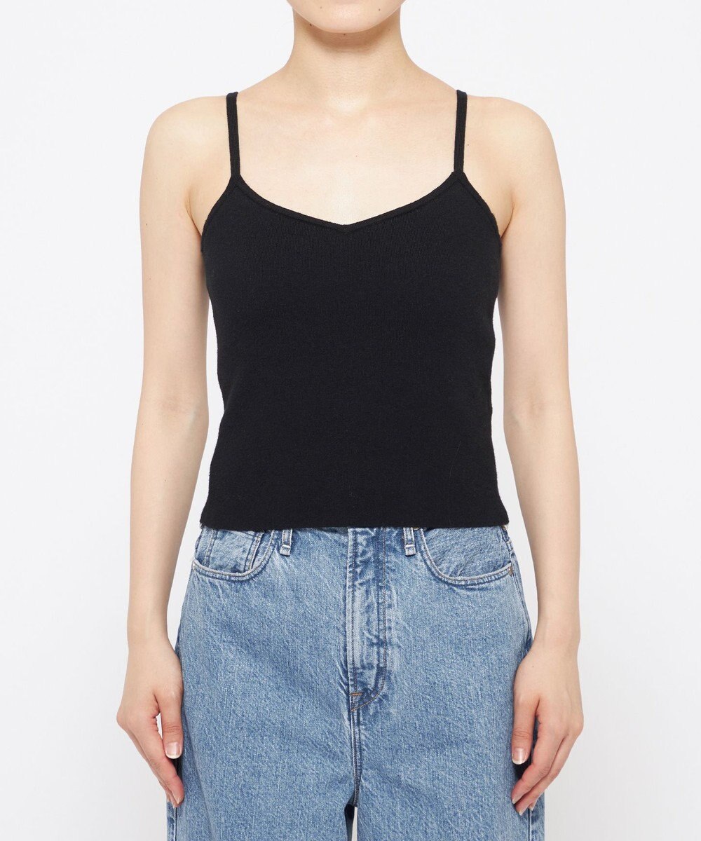 uncrave 【手洗い可】シルキーニット カップ付き キャミソール（uncrave WHITE） 