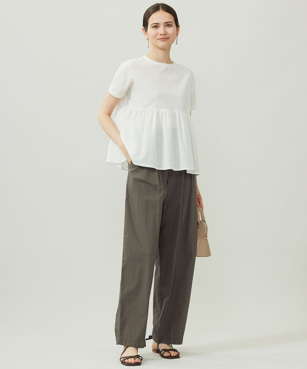 自由区 【カタログ掲載・洗える】オルダージュタイプライター パンツ 