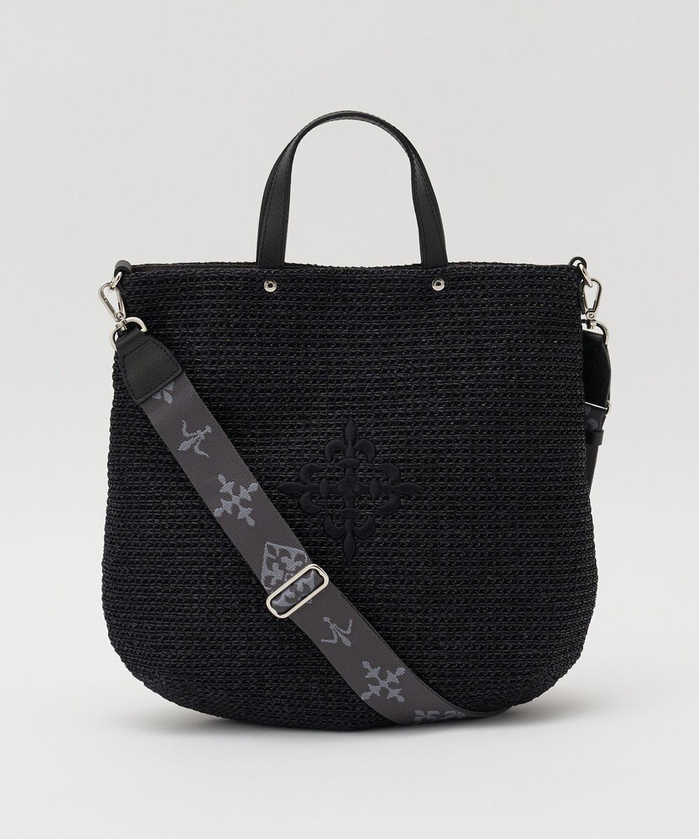 russet スリム2WAYトートバッグ <ナイロンラフィア>(CE-1717-WEB) 