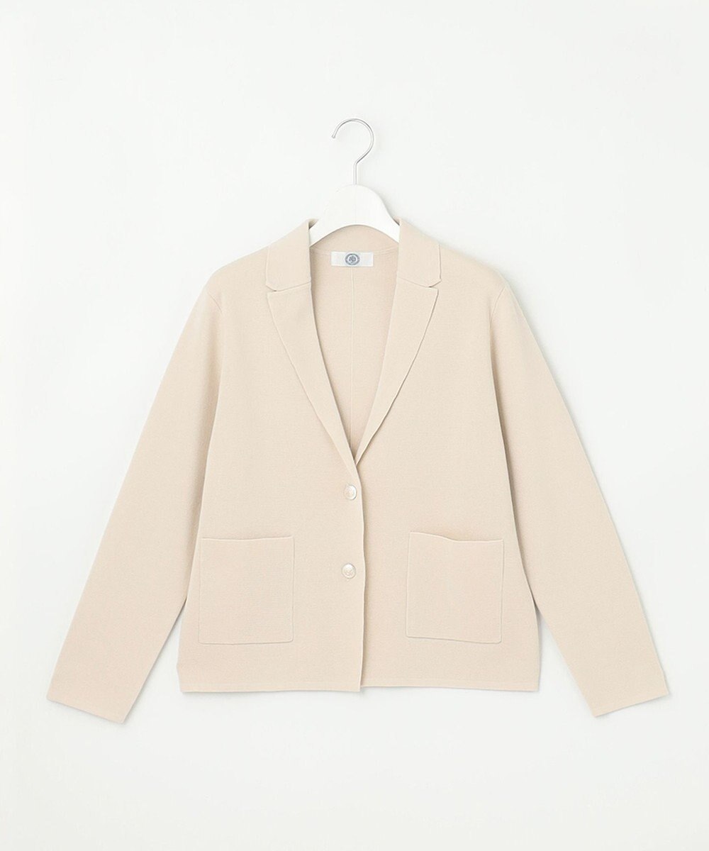 J.PRESS LADIES S Cotton Acetate ニット ジャケット 