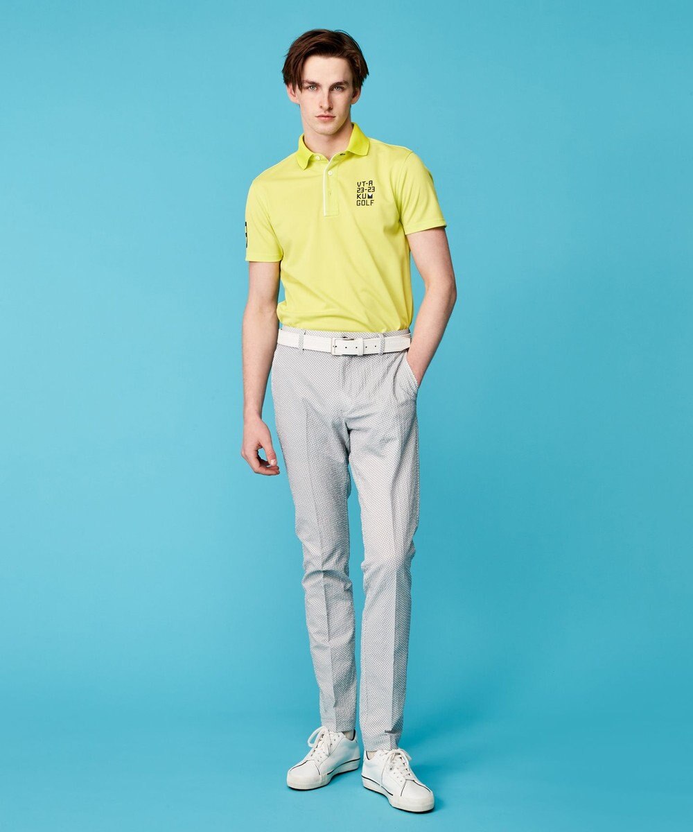 23区GOLF 【MEN】【ストレッチ・撥水】ストレッチサッカー パンツ 