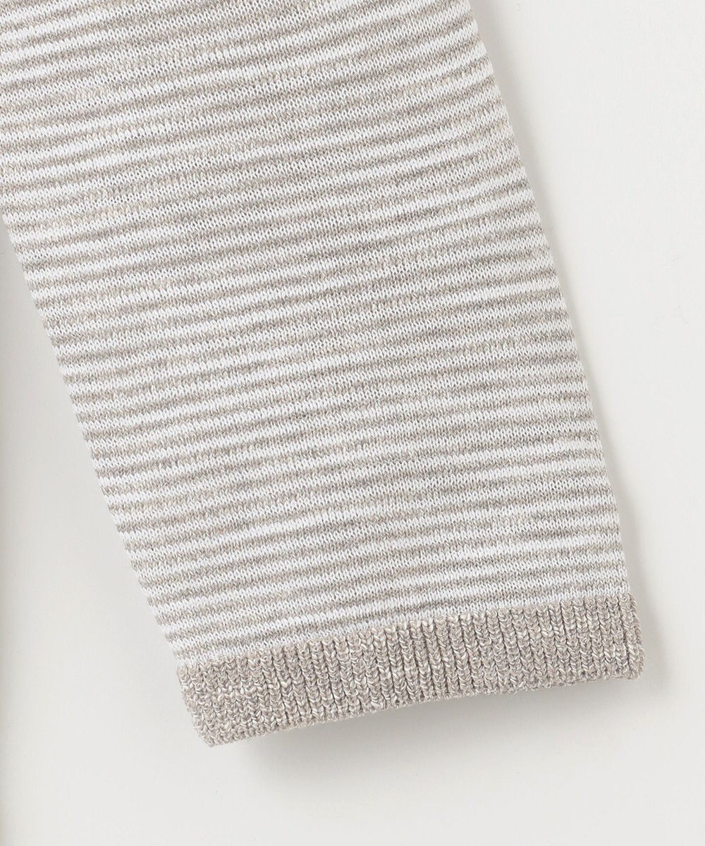 JOSEPH ABBOUD 【軽い/洗える】スラブギマボーダーニットカーディガン 