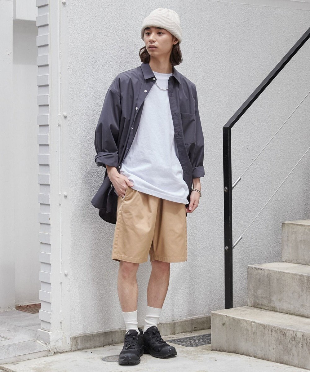 WEGO 【ユニセックス着用ITEM/ウエストゴム】リラックスイージーショーツ 