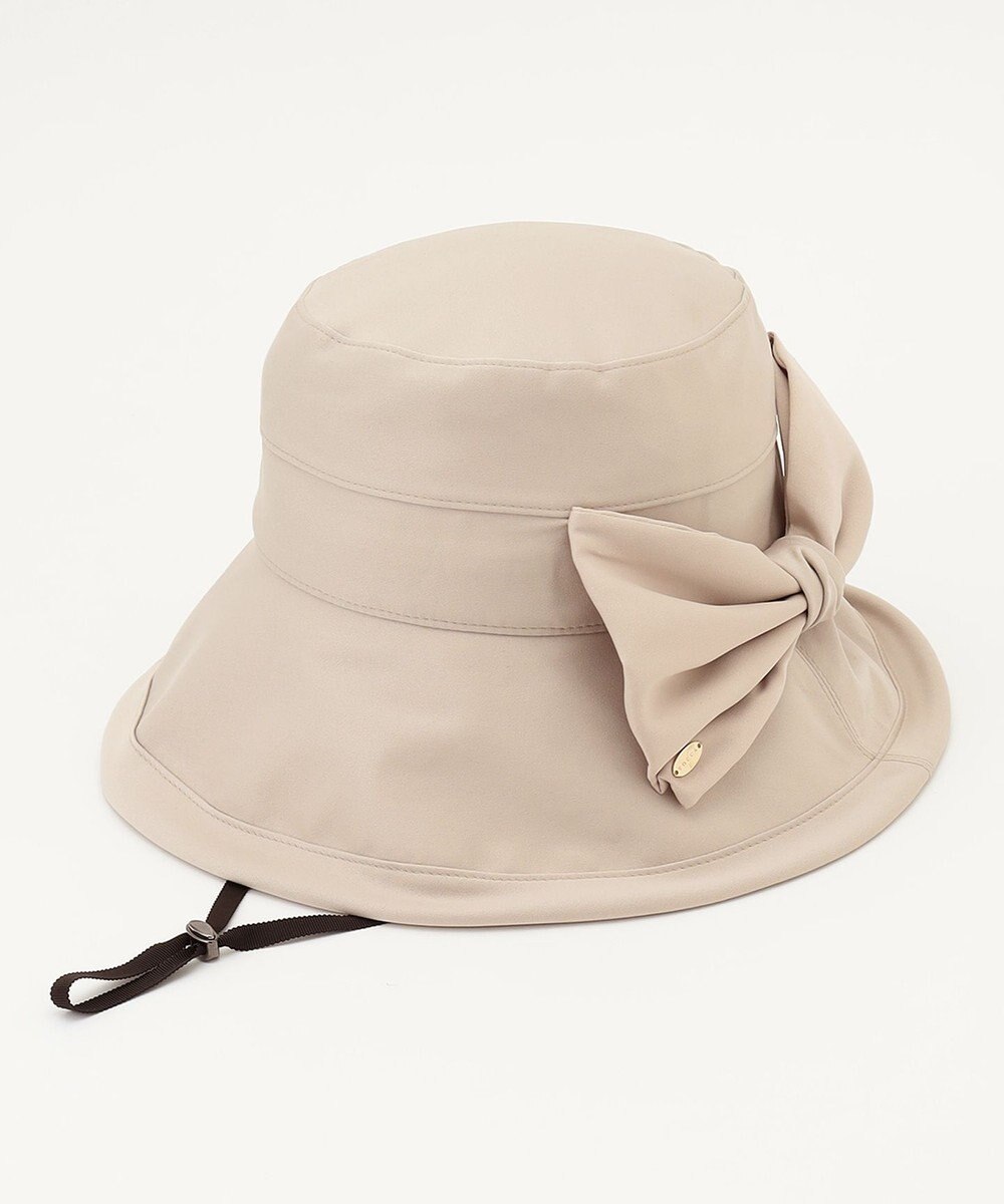 TOCCA 【UV90%以上カット・吸水速乾・接触冷感・抗菌防臭】BIG RIBBON WIDE BRIM HAT 帽子 