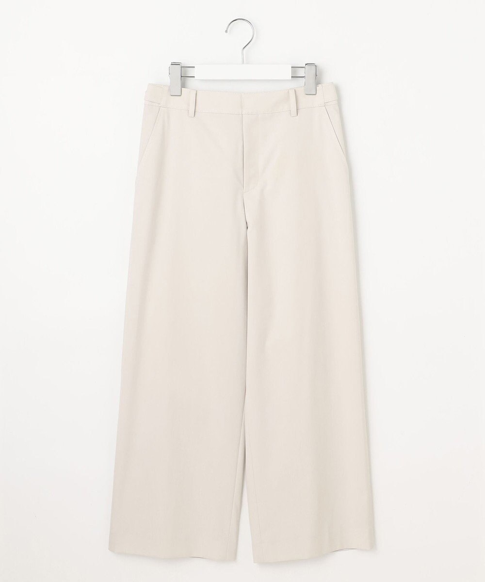 J.PRESS LADIES 【セットアップ対応・洗える・撥水】コットンFITTY ストレート パンツ 