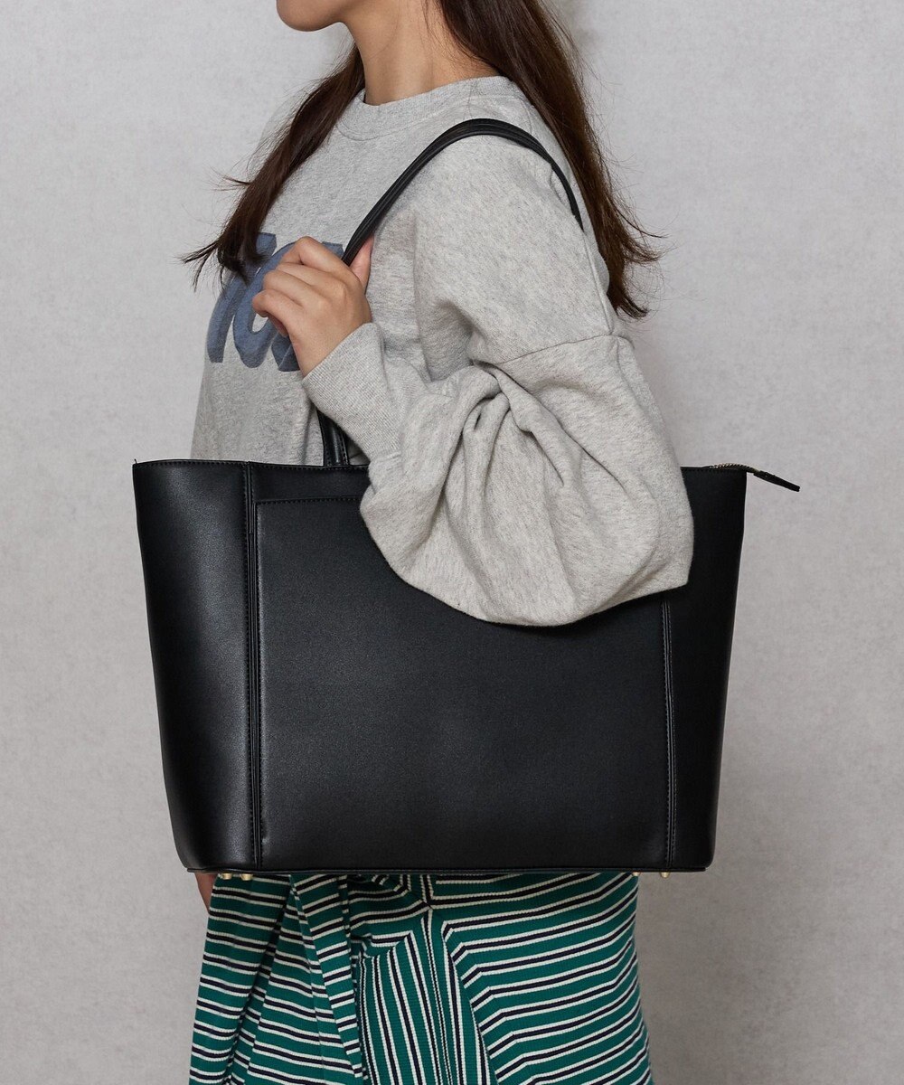 style code 【Ungrid/アングリッド】通勤 通学 リクルート　多機能マルチ　ラージA4トートバッグ 　多ポケット収納　キーリング付　タブレット保護ポケット付 