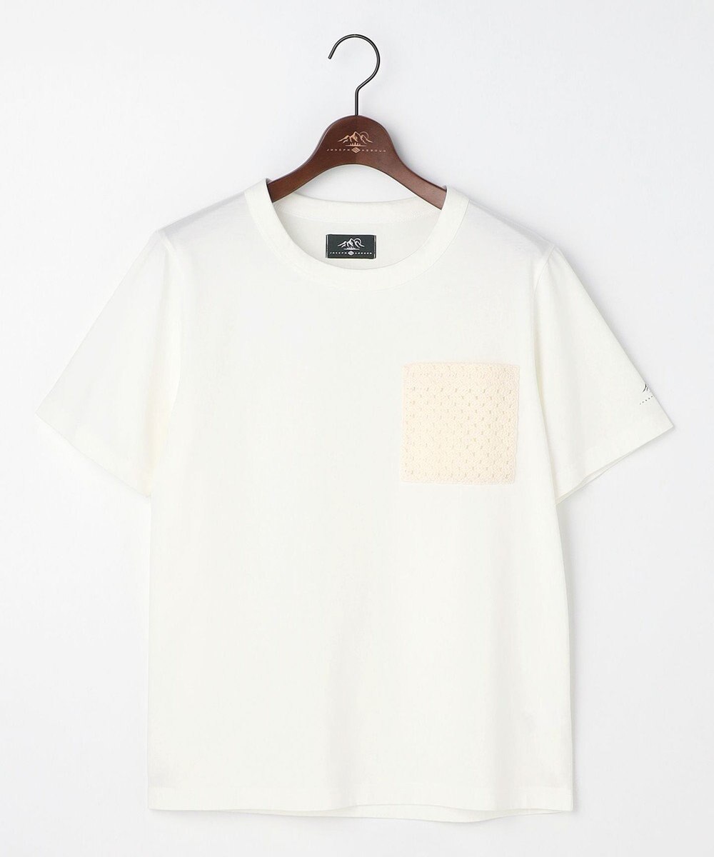 JOSEPH ABBOUD MOUNTAIN 【ゆったり】プレーティング天竺ポケットアウトドア Tシャツ 