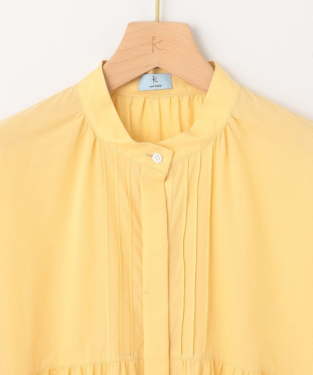 組曲 【洗える】ナチュラルローンギャザーフレア ブラウス 