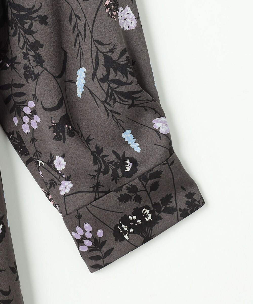 自由区 S 【WEB&一部店舗限定】ハーバルフロープリント8分袖 ワンピース 