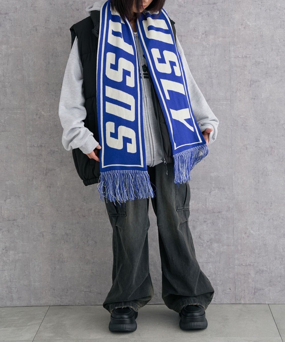 WEGO 【ユニセックス着用ITEM】ロゴマフラー 