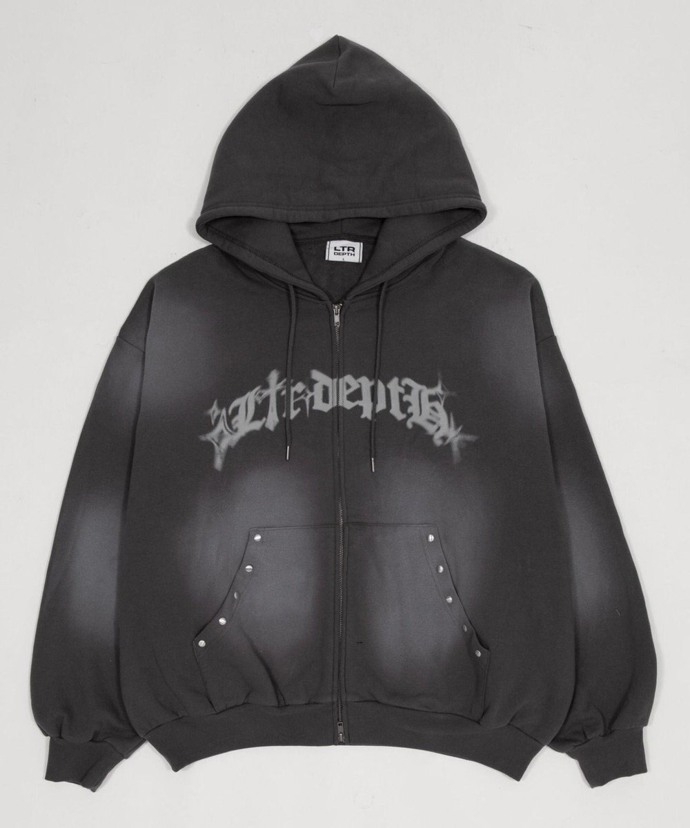 WEGO 【ユニセックス着用ITEM】グラフィックZIPパーカー 