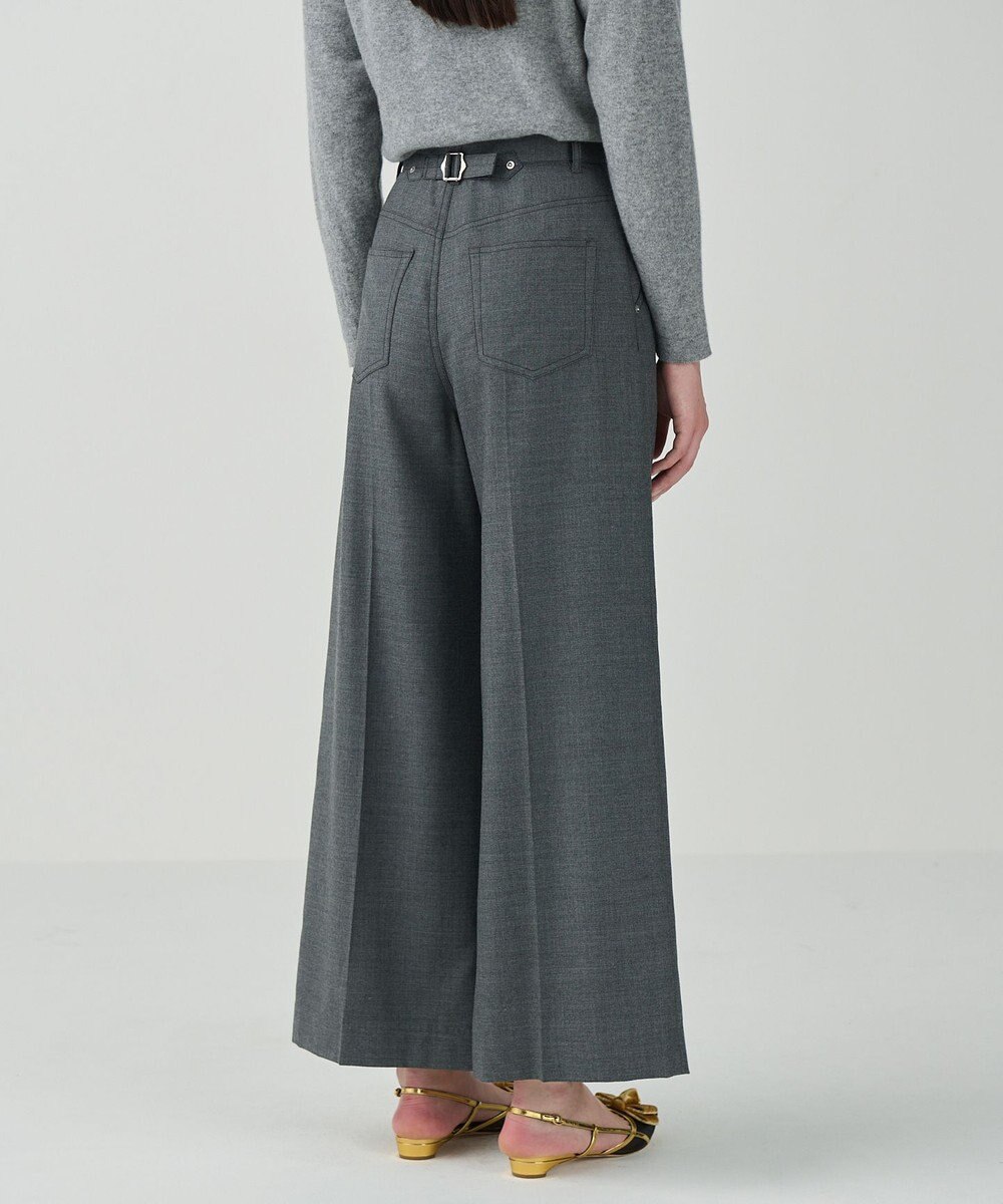 GRACE CONTINENTAL ウールワイドパンツ 