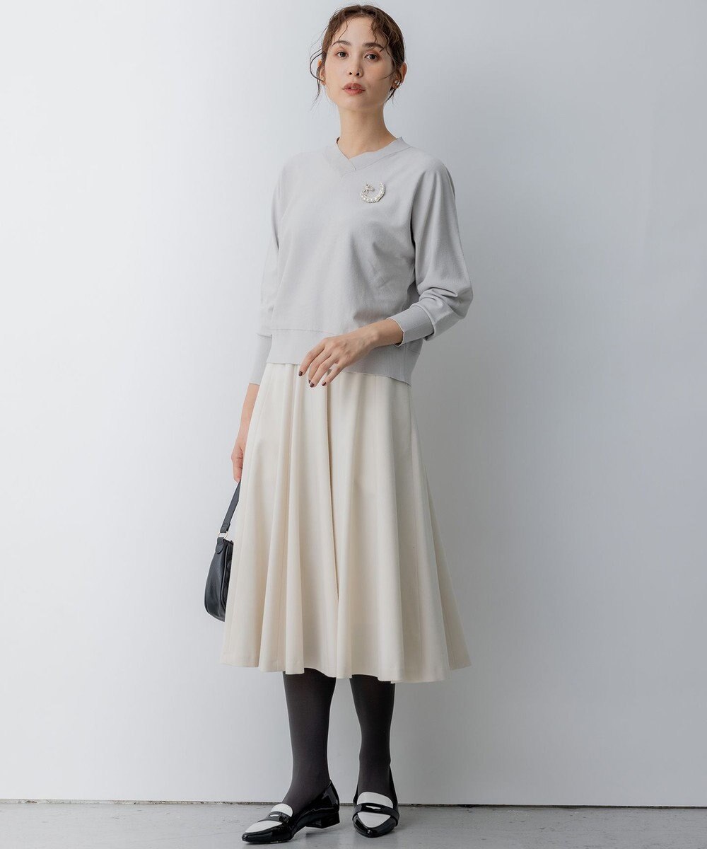 組曲 S 【WEB限定】Vネックドルマンスリーブ ニット 