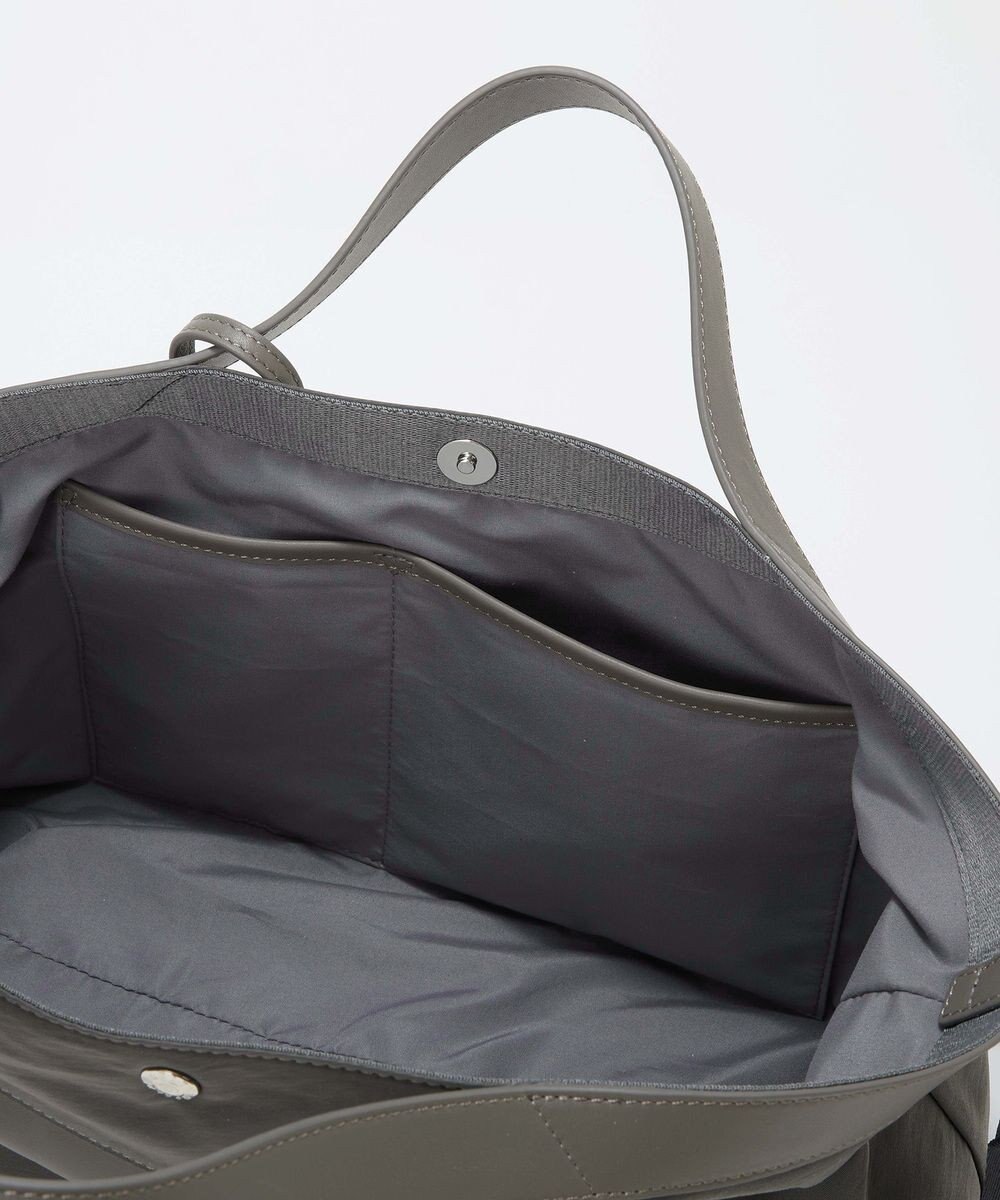 TOPKAPI 【Breath TOPKAPI】MORPH モーフ リンクルナイロン 2way ワイド トートバッグ チャーム付き　軽量 / 撥水 