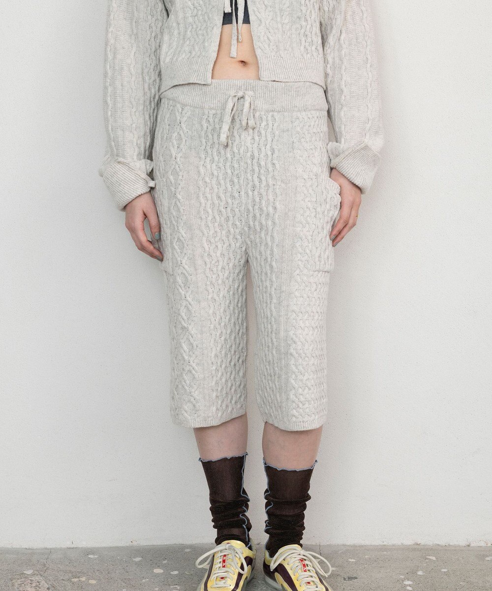 TRICOTE メローフロックメッシュソックス 