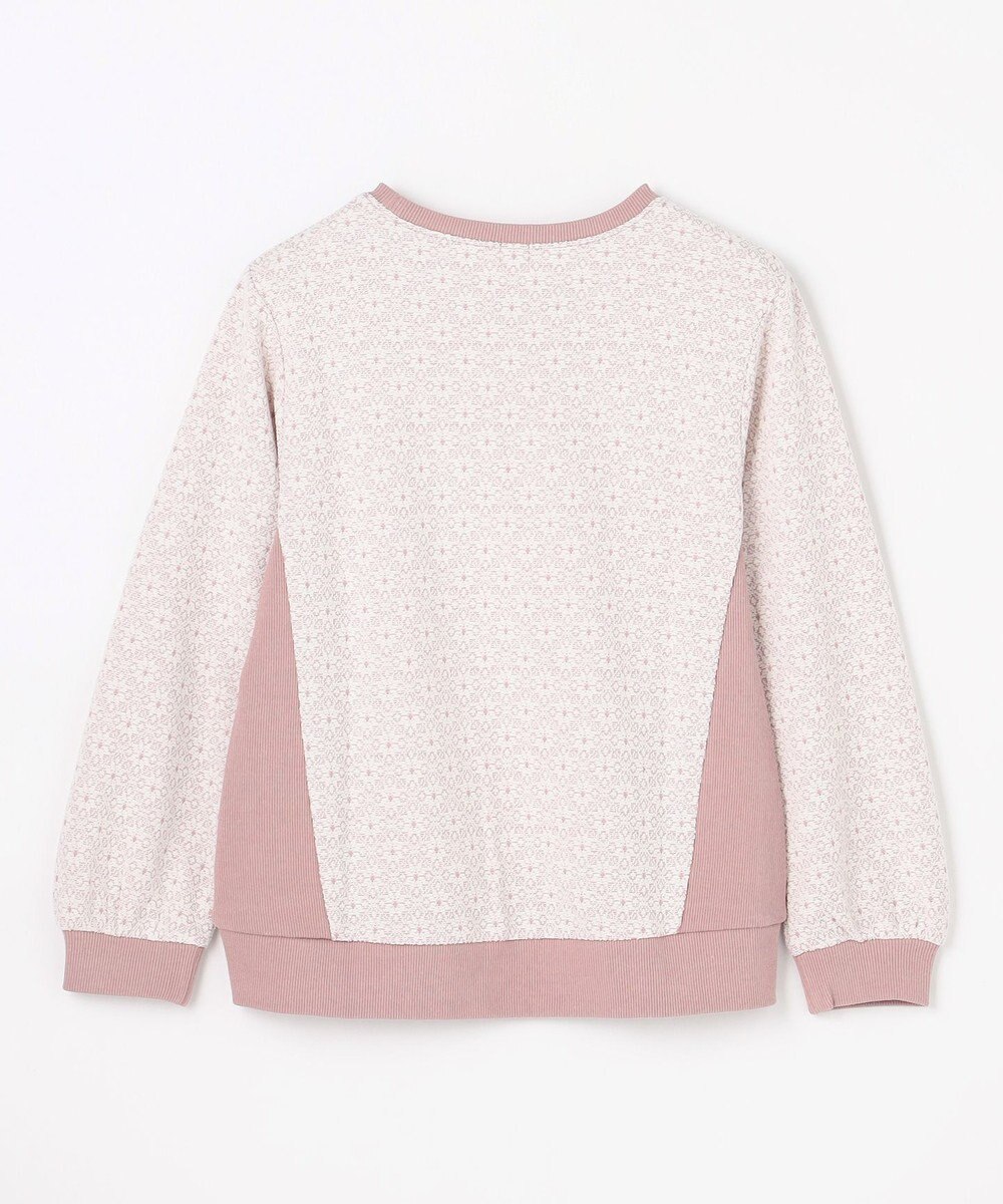 組曲 KIDS 【150-160㎝】 フロストフラワージャガード トレーナー 