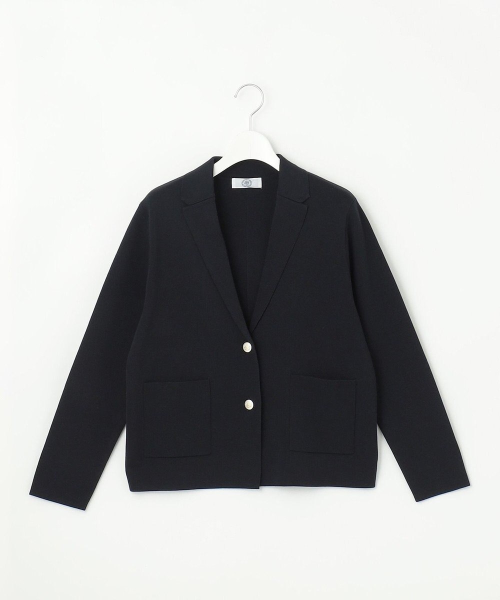 J.PRESS LADIES S Cotton Acetate ニット ジャケット 