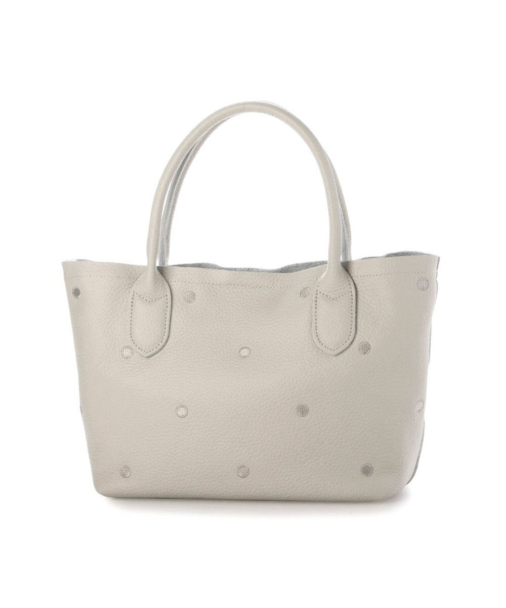 UNBILLION ペルケ perche / 牛革ドット刺繍2wayトートS 