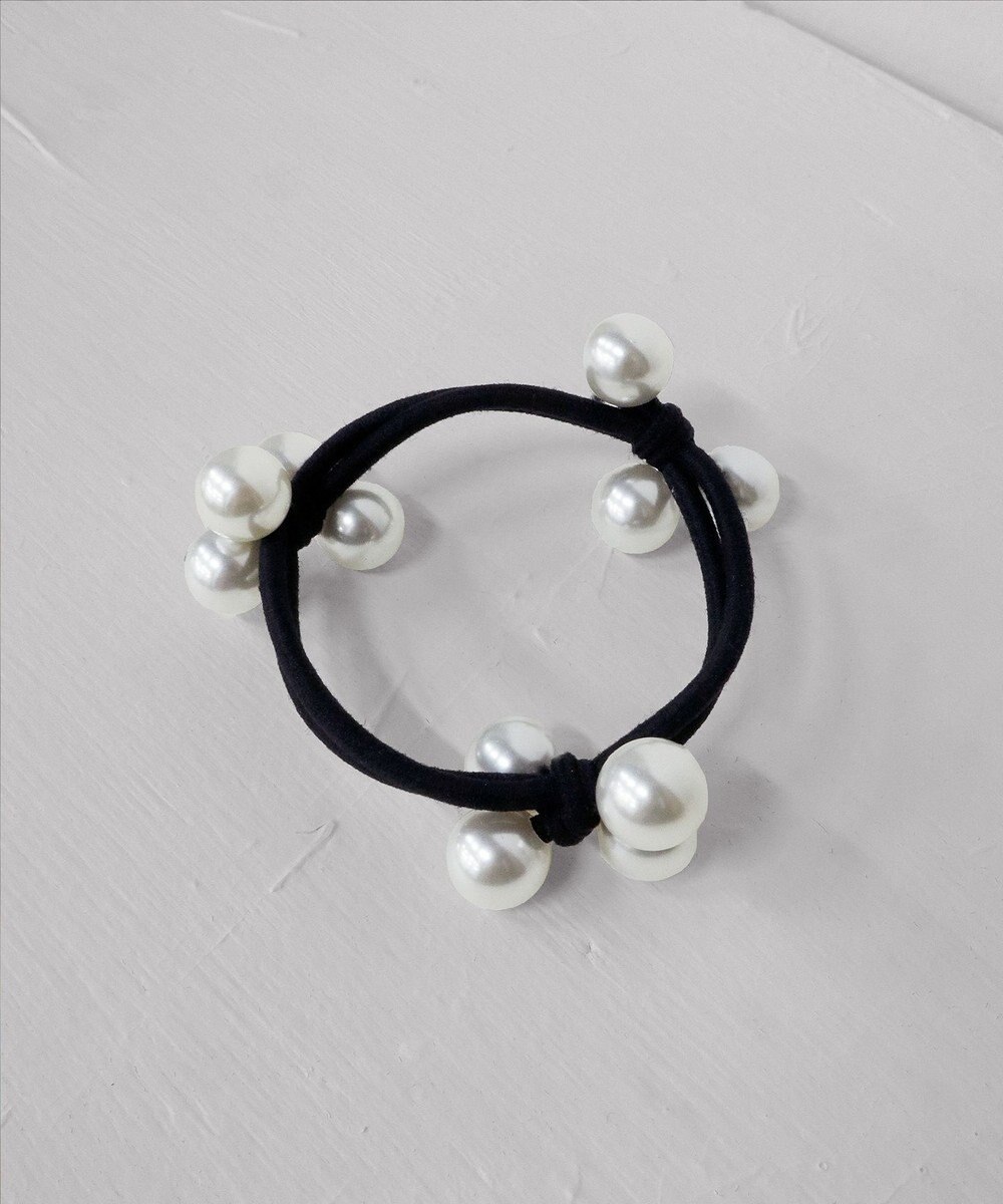 Tiaclasse 【選べる2TYPE】パール付きゴム＆シュシュ 