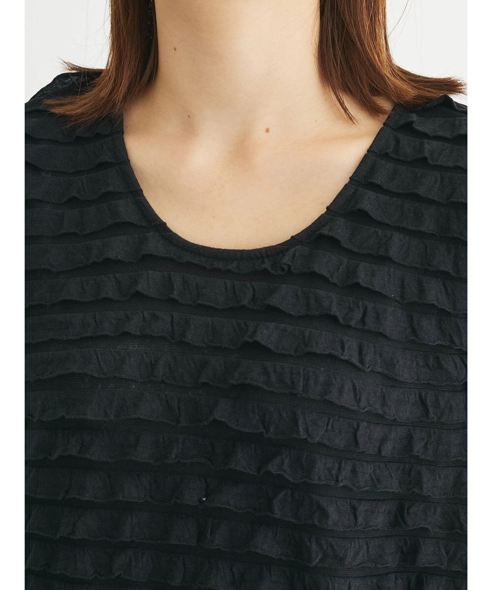 Green Parks ■ＥＳＣＡＲ　ウェーブカット×ローン刺繍ワンピース 