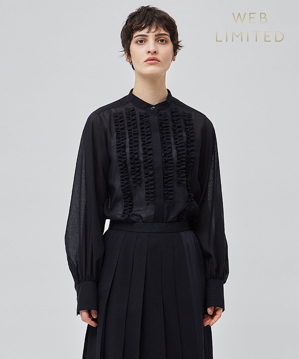 BEIGE， 【洗える・WEB限定】MOYE / フリルブラウス 