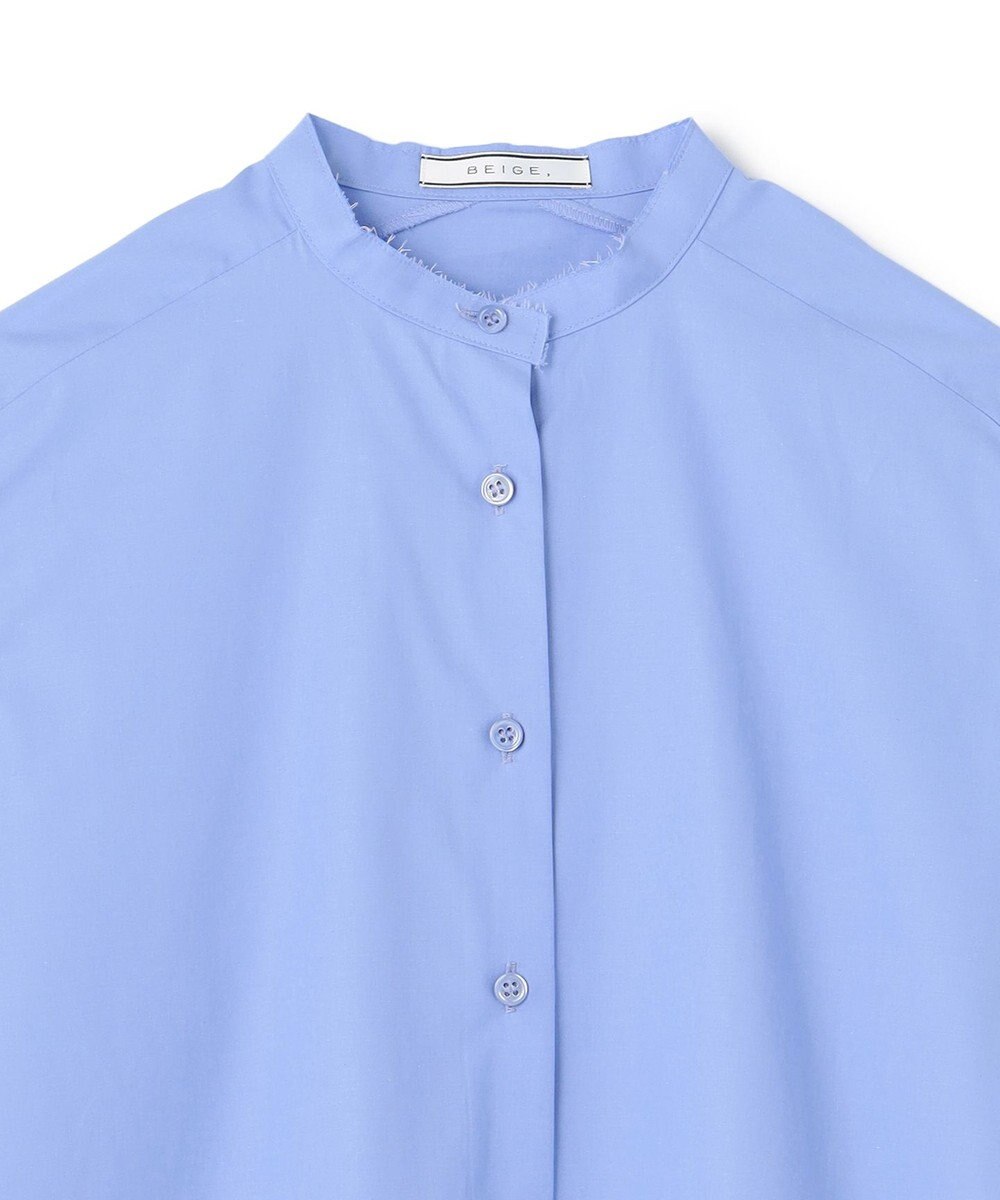 BEIGE， ALBERT / バンドカラーシャツ 