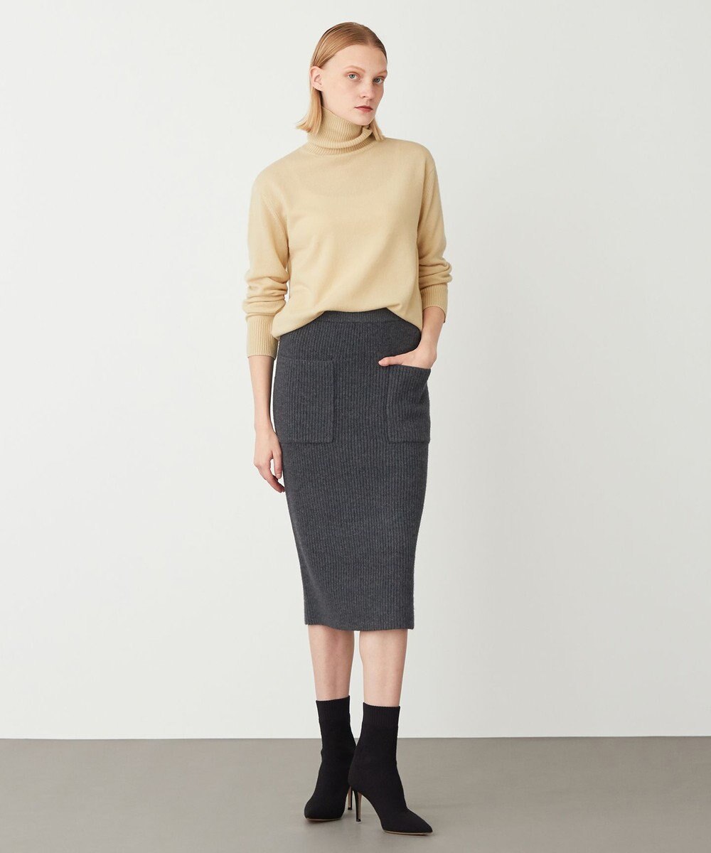 BEIGE， ENSIS / ハイネックニット 