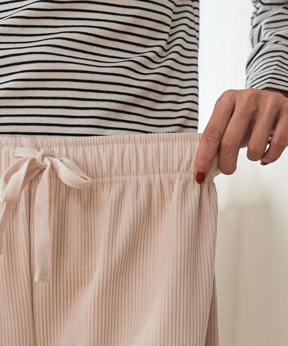 WEGO 裏起毛ワイドイージーパンツ 