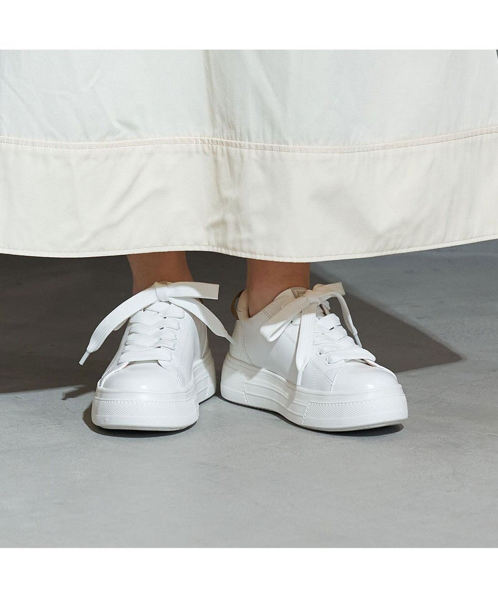 MODE ET JACOMO <MODE ET JACOMO>厚底レースアップスニーカー 