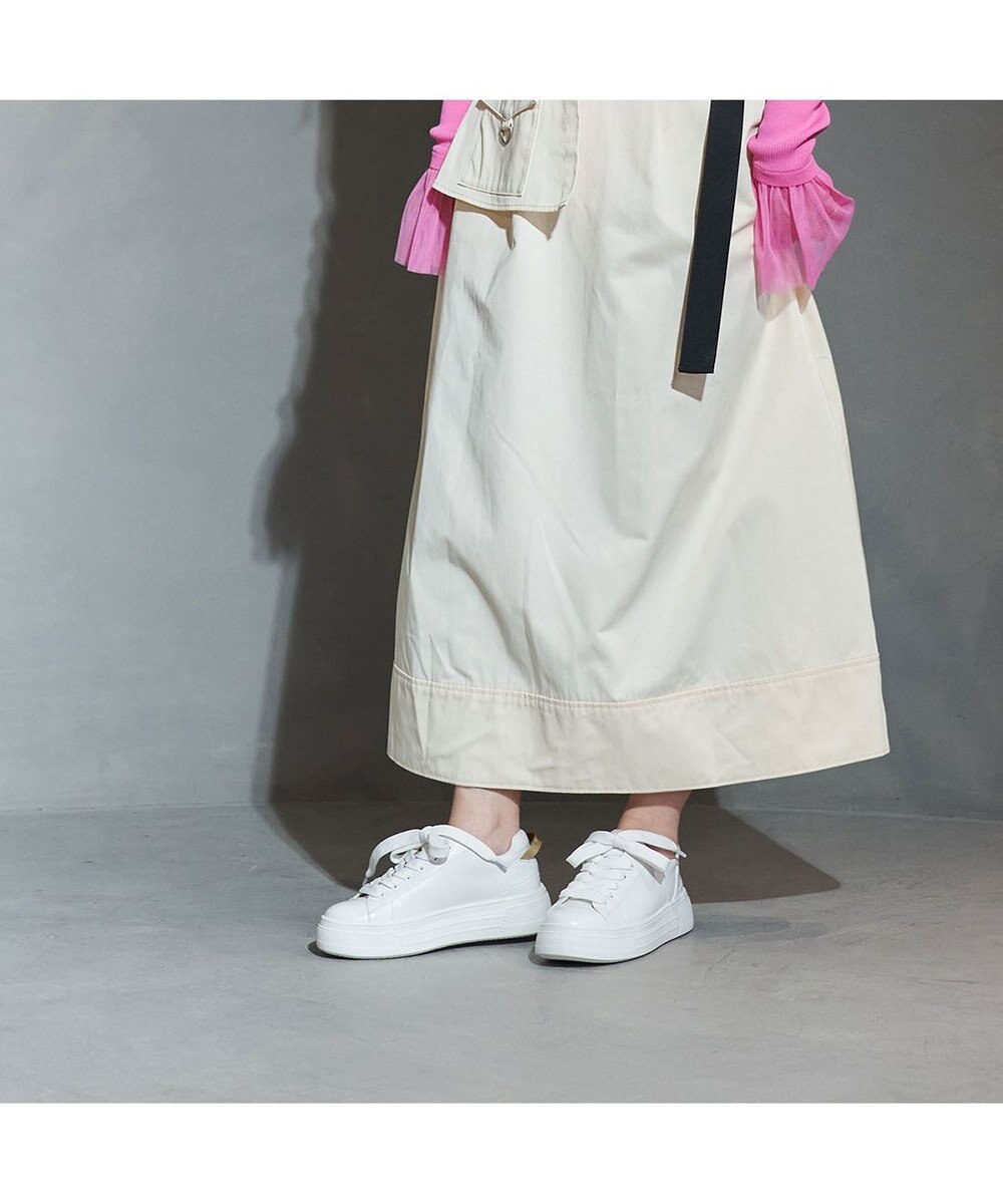 MODE ET JACOMO <MODE ET JACOMO>厚底レースアップスニーカー 