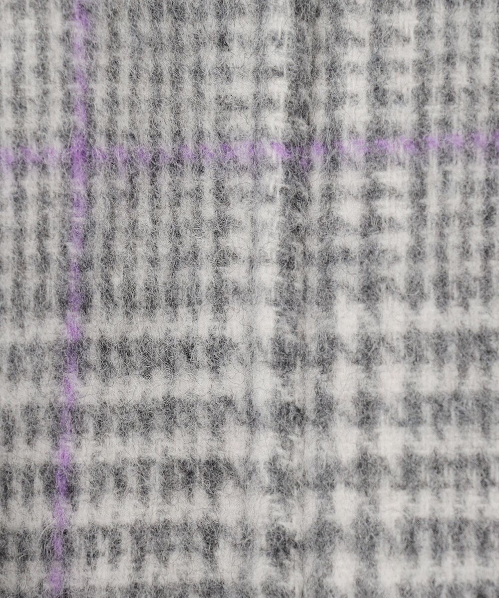 自由区 【リバーシブル】ウールリバー フード付きショートコート 