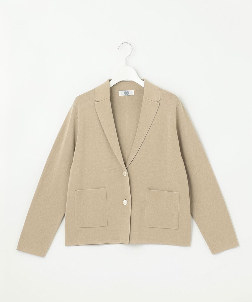 J.PRESS LADIES S Cotton Acetate ニット ジャケット 